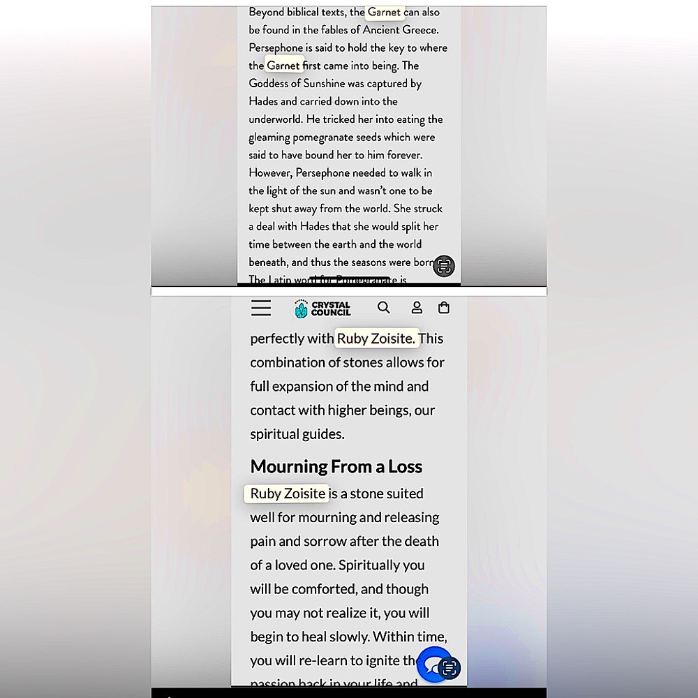 Garnet And Ruby Zoisite Pendant Sterling Silver 9… - image 5